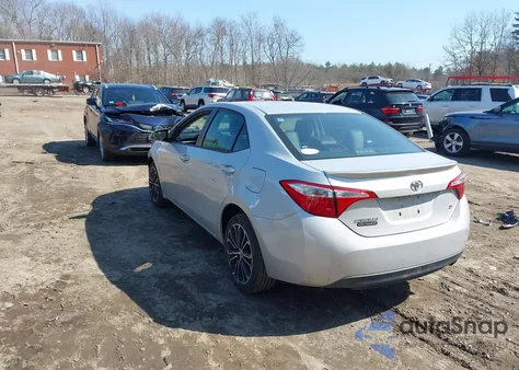 2015 Toyota Corolla S Plus from USA, damaged, VIN 2T1BURHEXFC237580